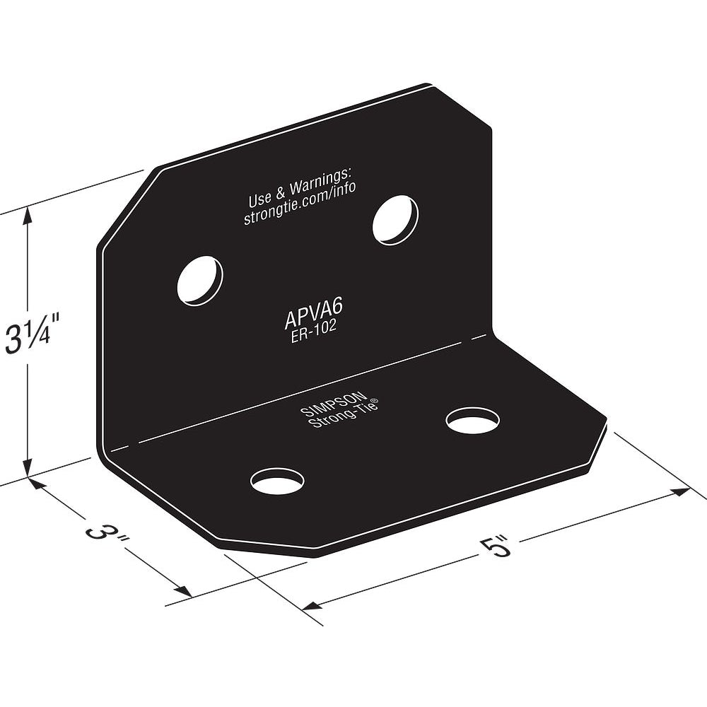 Ornamental 90° Angle for 6x Lumber