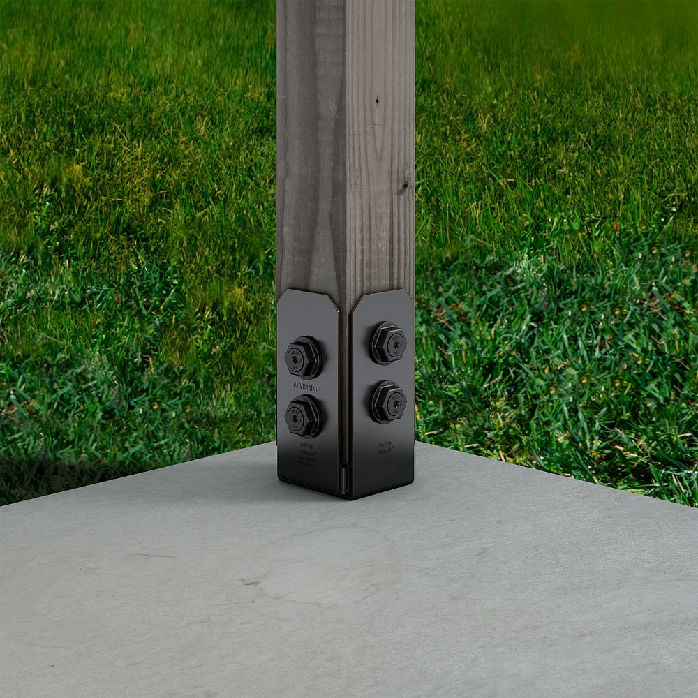 Decorative Post Base Side Plate for 4x (2 Pack)