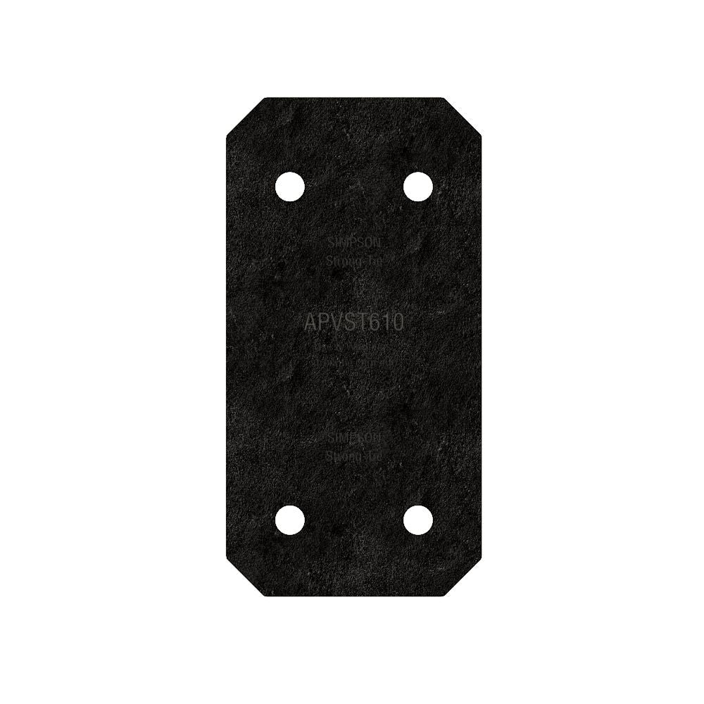 6"x10 Ornamental Flat Strap