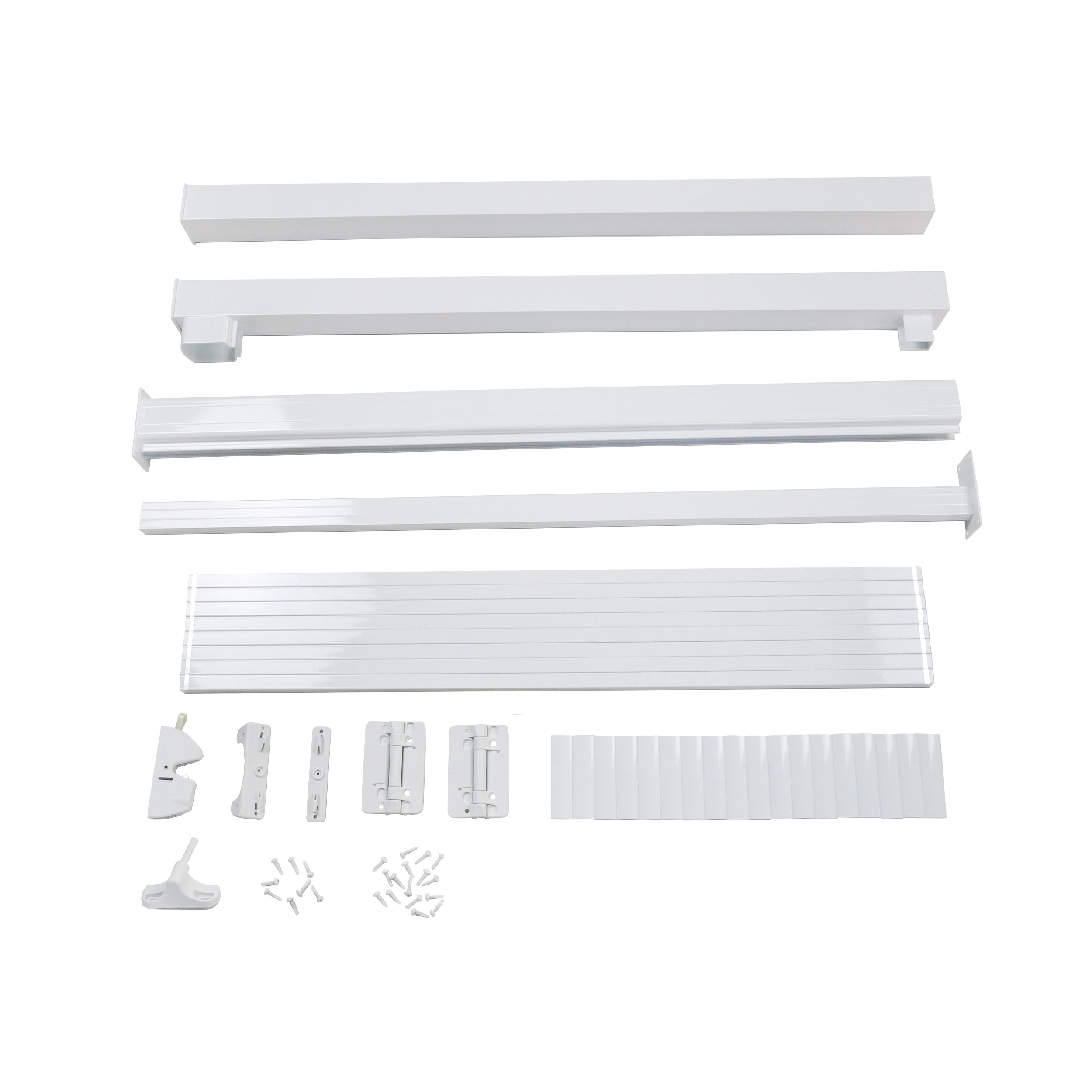 48" Straight Picket Gate Package, White (For 42")