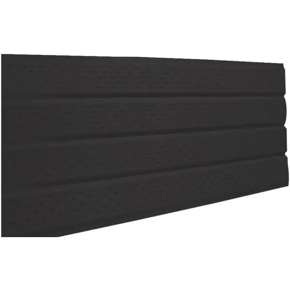 16" Aluminum 4-Panel Soffit-Vented, Black