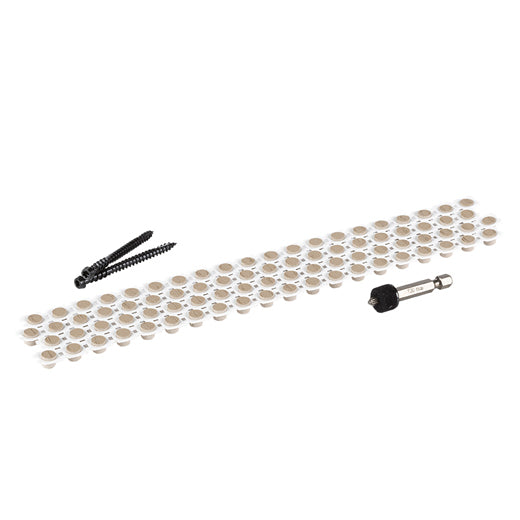 Cortex Plugs and Screws for Timbertech Brownstone (100SQFT)