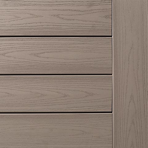 1" x 6" x 20' Timbertech Harvest Collection Square Decking Board, Slate Gray