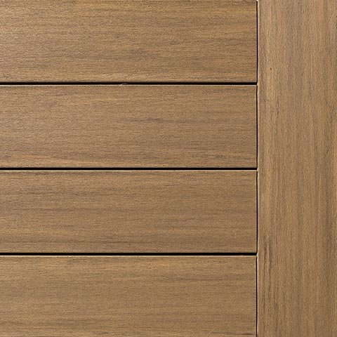 1" x 6" x 20' Timbertech Vintage Collection Grooved Decking Board, Weathered Teak