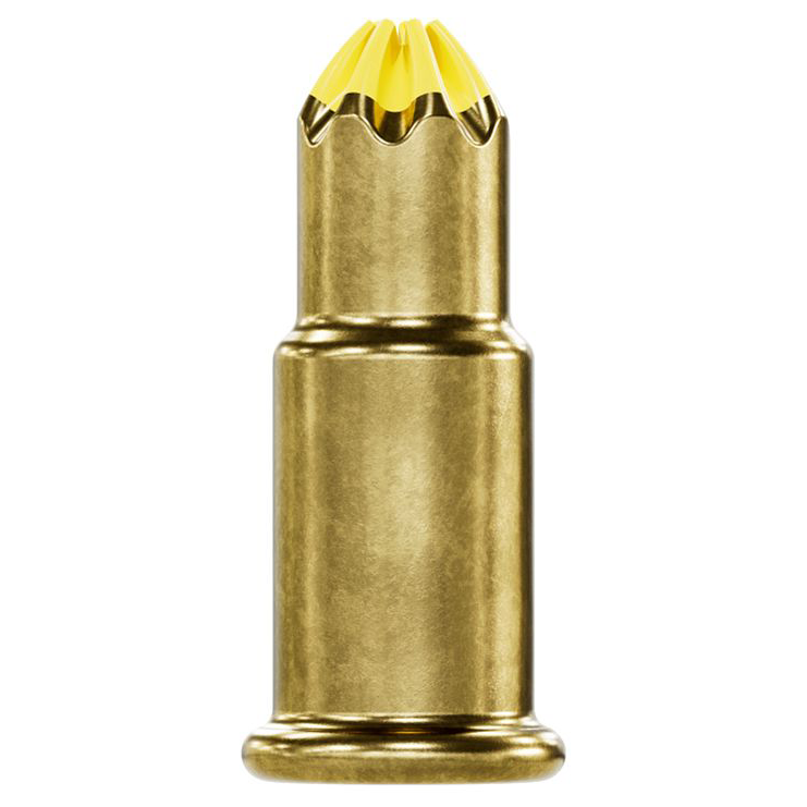 0.22 Caliber P22AC Single Shot Crimp Load, LVL 4, Yellow (100/BX)