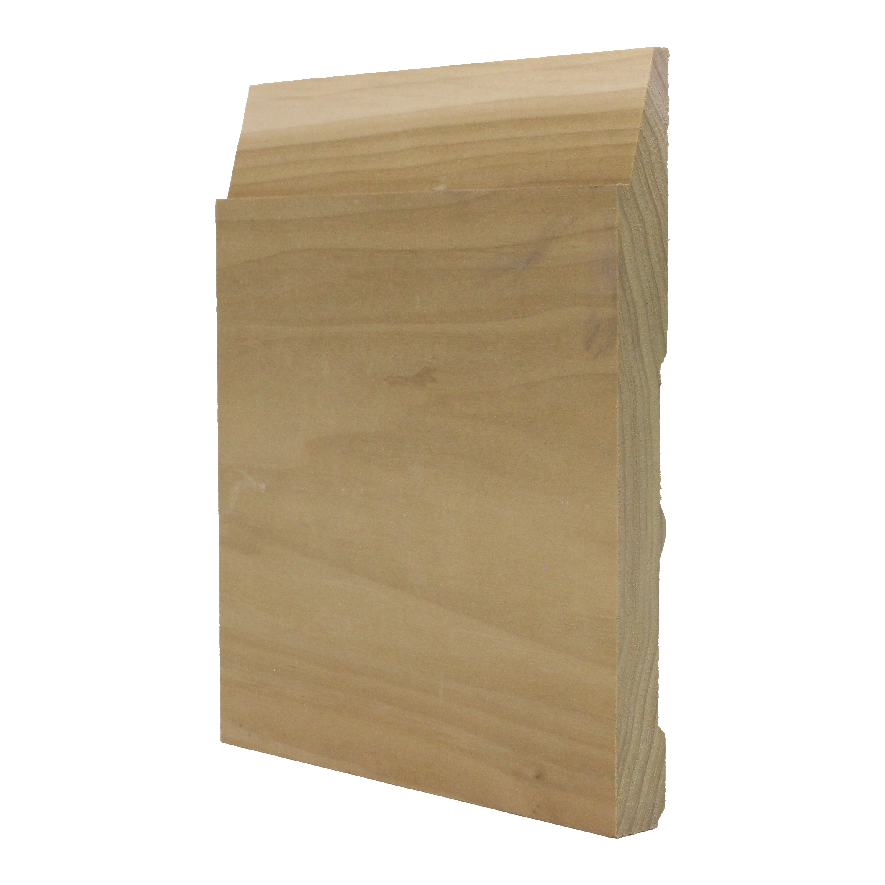 11/16”x7-1/4” Poplar Step Bevel Baseboard