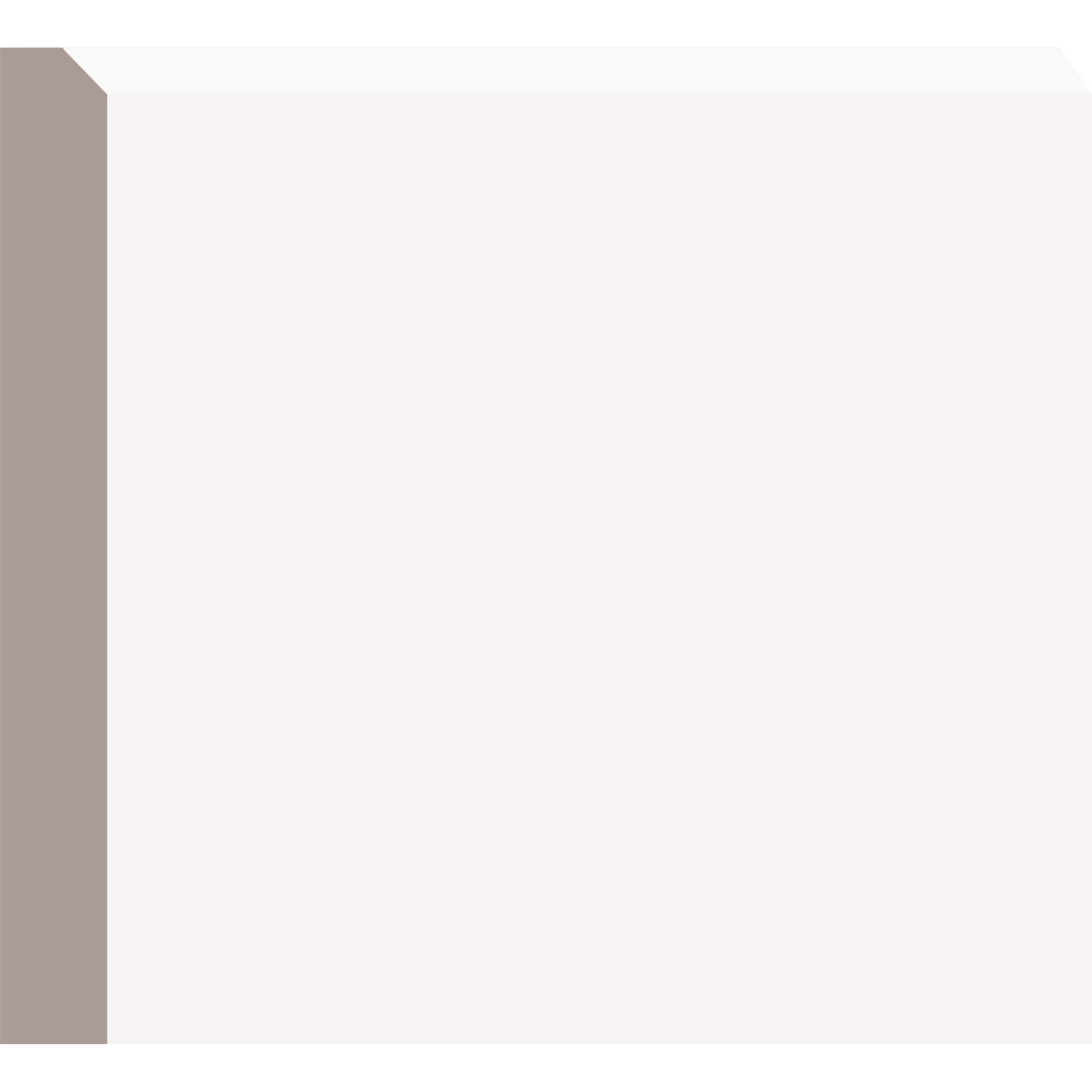 5/8"x5-1/2"x8' MDF Primed Modern Baseboard
