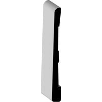 5/16" x 3-1/8" x 8' White Plain PVC Baseboard Moulding