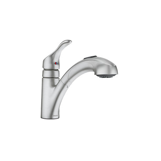 Renzo Spot Resist Stainless One-Handle Pullout Kitchen Faucet