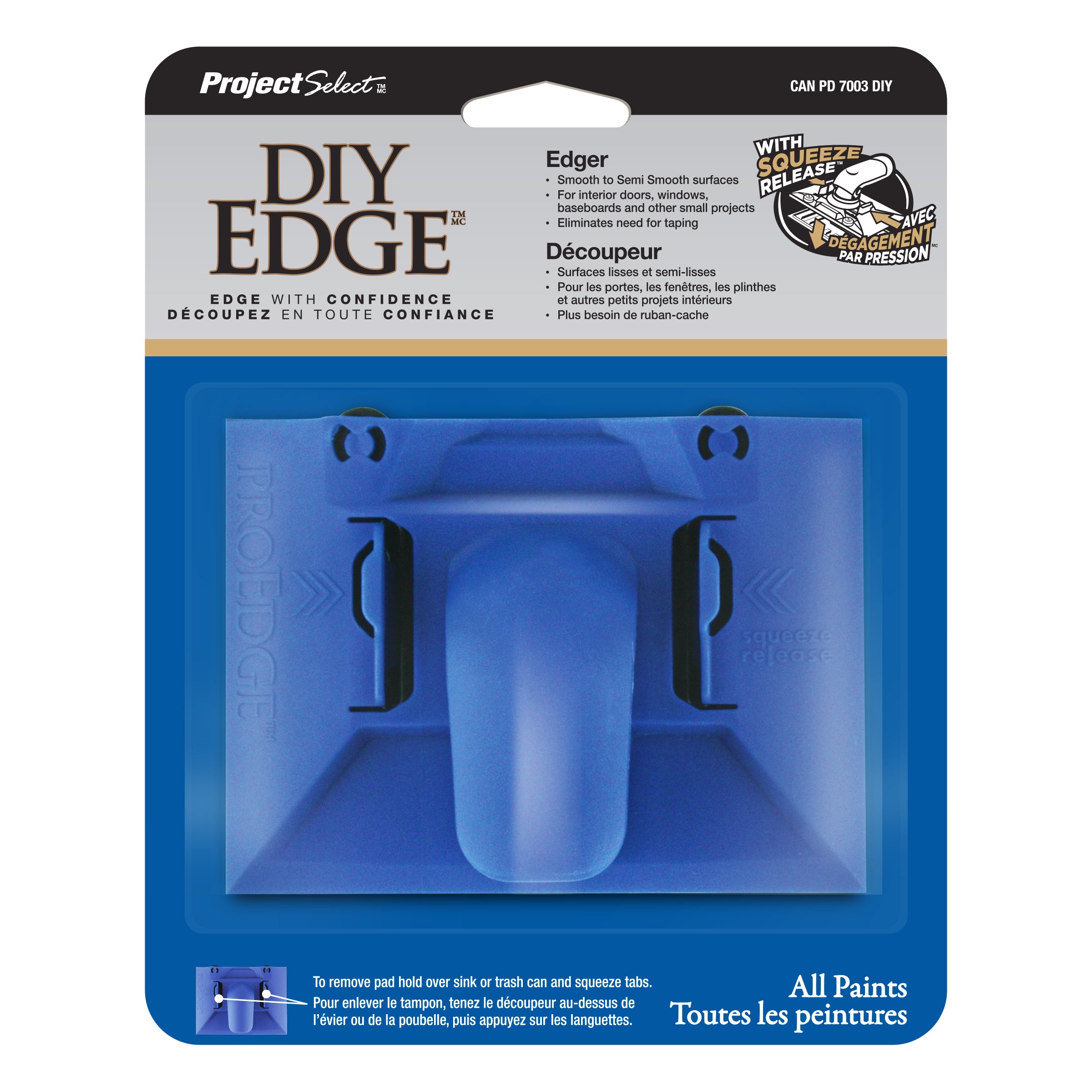 Trim edger DIY pad applicator 5"