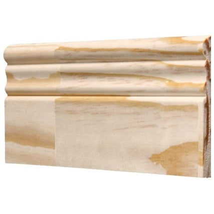 5/16"x3-1/8"x8' Finger Jointed Pine Colonial Baseboard
