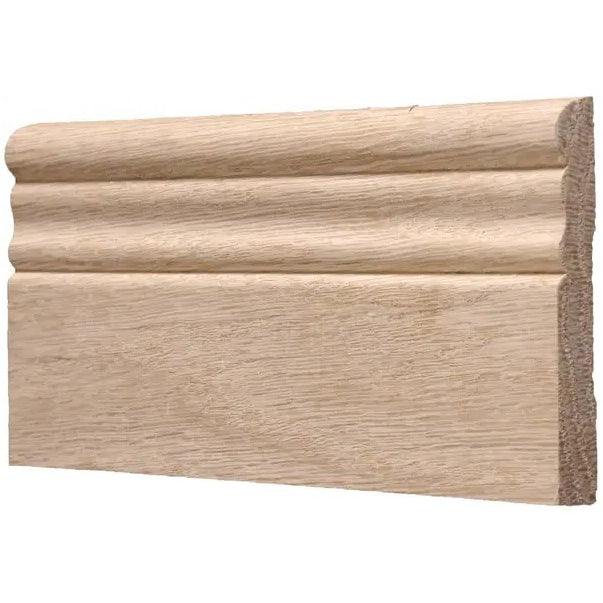 3/8"x3-1/8"x8' Oak Colonial Baseboard