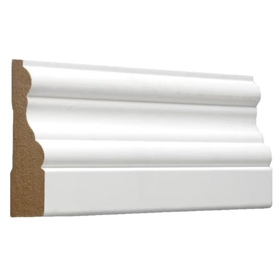 3/4"x3"x8' MDF Primed Ultra Light Colonial Casing
