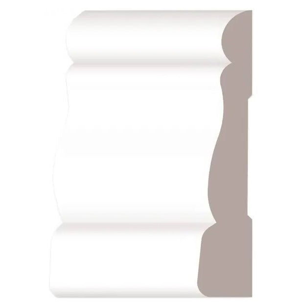 7/16"x2-1/8"x7' Pre-FinishedColonial Casing , White