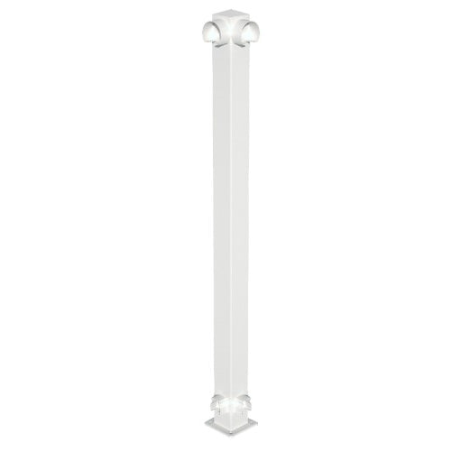 36" Century Corner Post, White