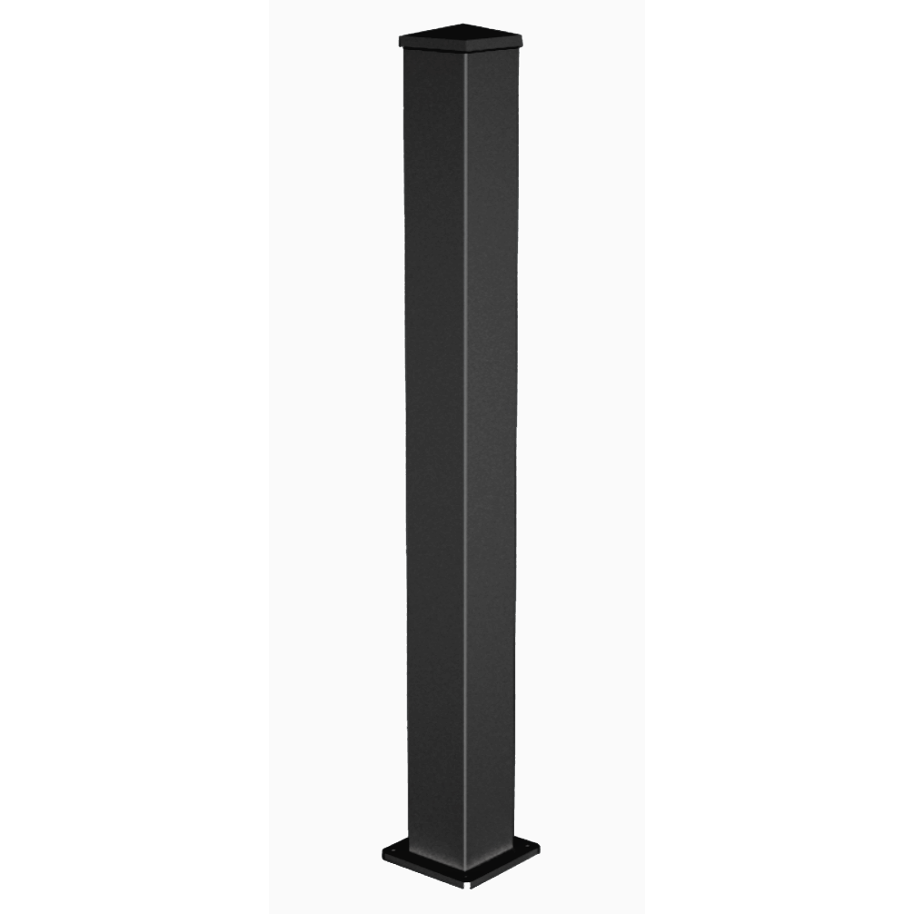 4' Century Maxum Post, Textured Black