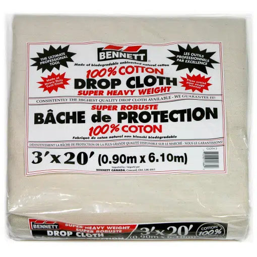 3'X20' 100% COTTON DROP SHEET