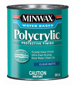 MINWAX® POLYCRYLIC™ PROTECTIVE FINISH 946ML CLEAR MATTE