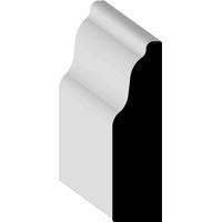 3/8"x1-3/8"x7' DecoSmart Prefinished Colonial Stop