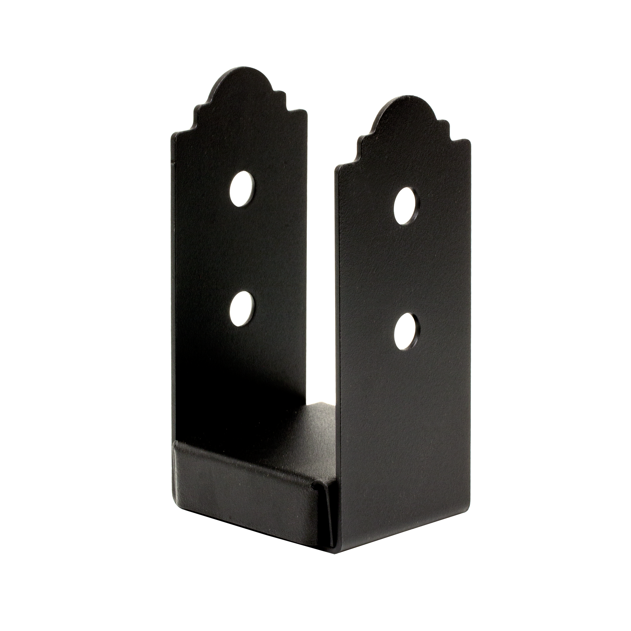 Outdoor Accents® Post Base for 4x4, ZMAX® Black Powder-Coated