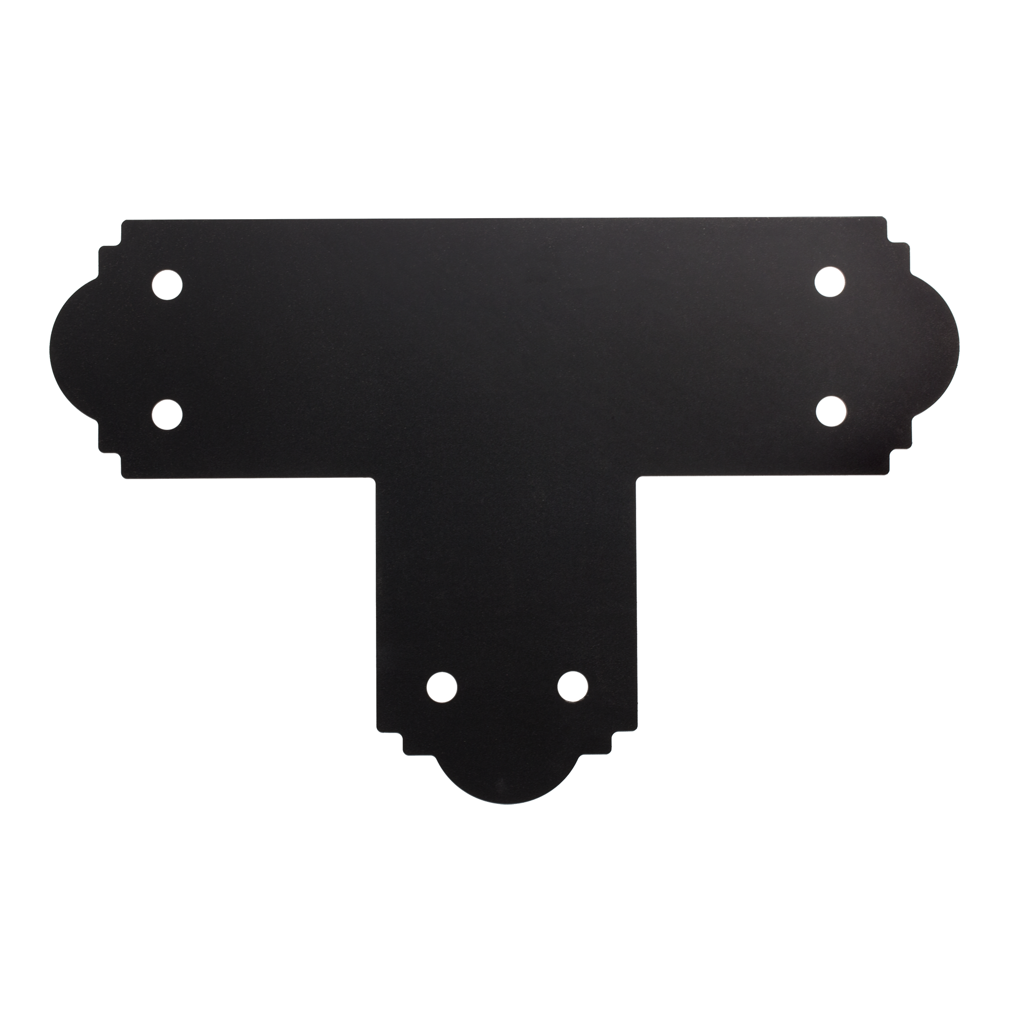 Outdoor Accents® T Strap for 6x6, ZMAX® Black Powder-Coated