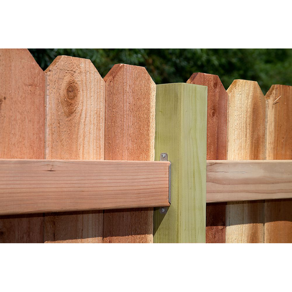 Flat Fence Rail Bracket for 2x4, ZMAX® Galvanized