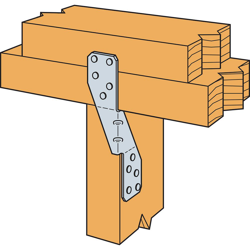 18-Gauge Hurricane Tie, ZMAX® Galvanized