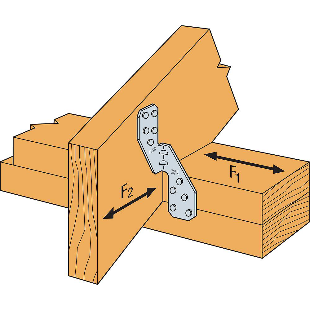 18-Gauge Hurricane Tie, ZMAX® Galvanized