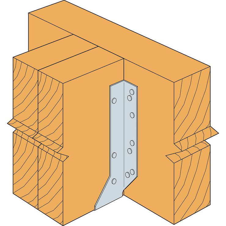 HU Face Mount Joist Hanger for Double 3x10, Zinc