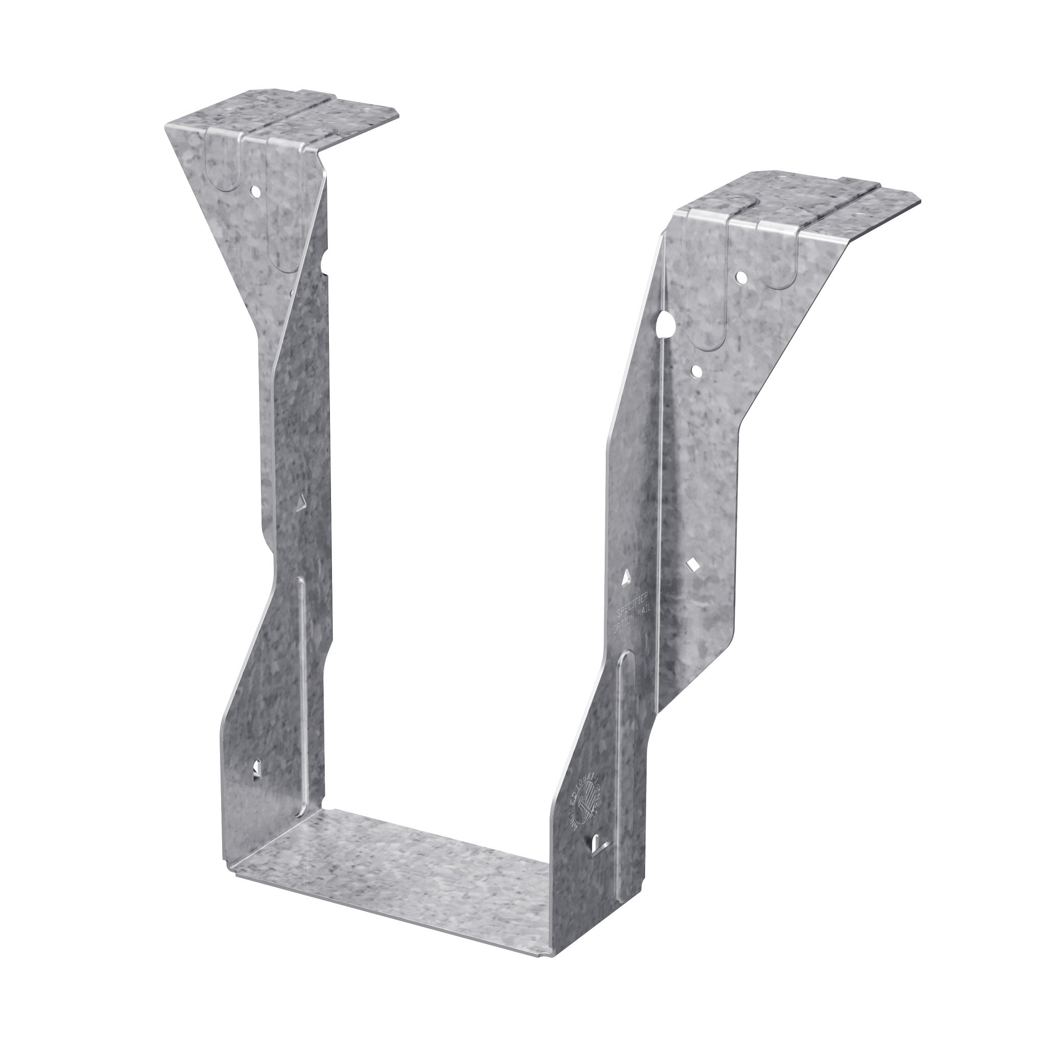 Double 2-1/2"x9-1/2" MIT Top Flange Joist Hanger for Engineered Wood, Zinc Galvanized