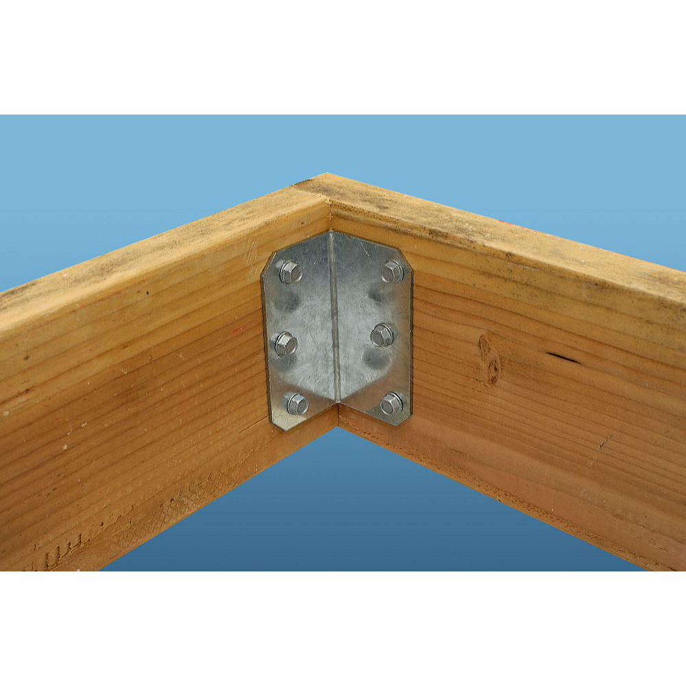 2"x4" ML 12 Gauge Medium L Angle, ZMAX® Galvanized