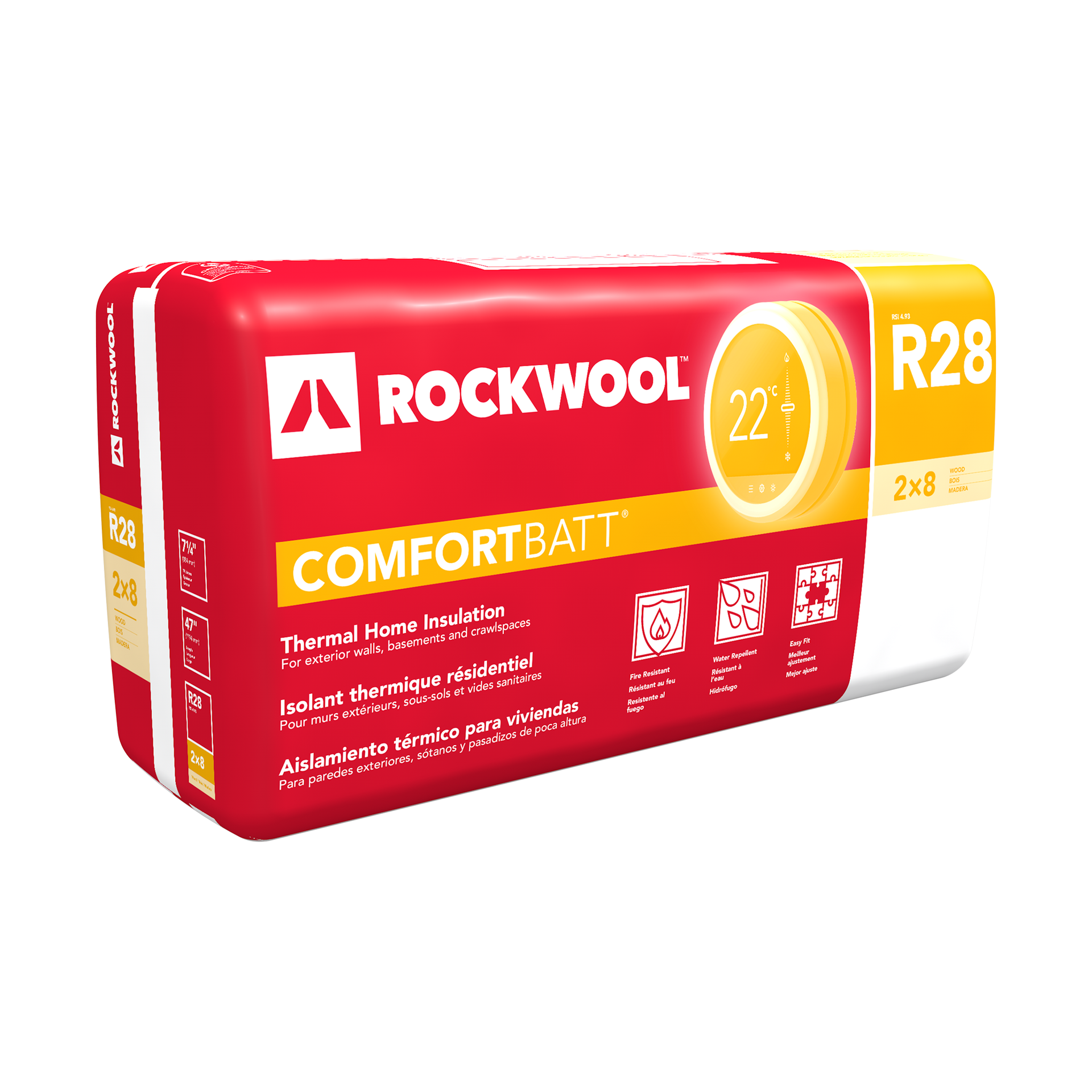 7.25"x23"x47" Comfortbatt R28 (30.7SF)