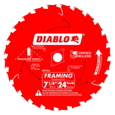 7-1/4 in. x 24 Tooth Framing Saw Blade