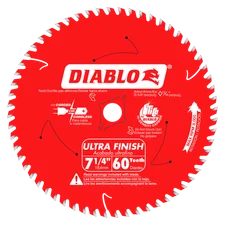 7-1/4" 60 Tooth Ultra Finish Saw Blade