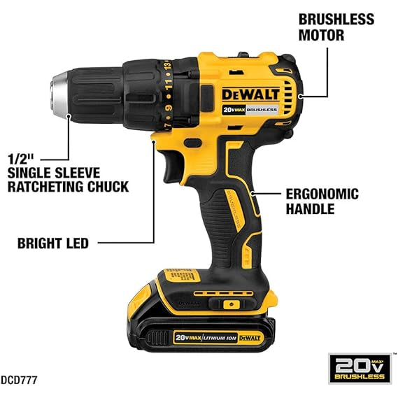 20V Atomic Max 1/2" Cordless Drill/Driver