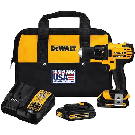 20V Compact Lithium Ion Drill Driver Kit