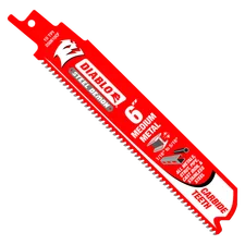 6" Steel Demon Carbide Recip Blades for Medium Metal Cutting (1/16" - 5/16") (10/Pack)