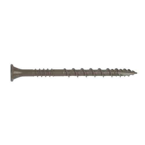 Deck-Drive™ DSV WOOD Screw (Collated) — #10 x 2-1/2 in. T25 6-Lobe, Tan (1000-Qty) (Pack of 100)