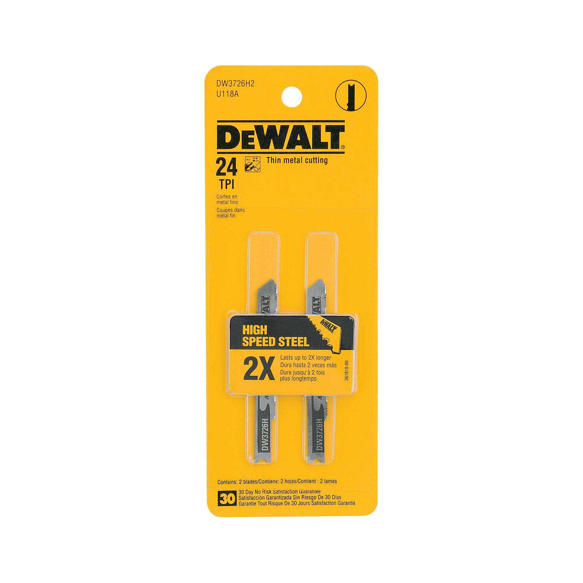 3" 24T Metal Cutting Jigsaw Blade (2 pack)