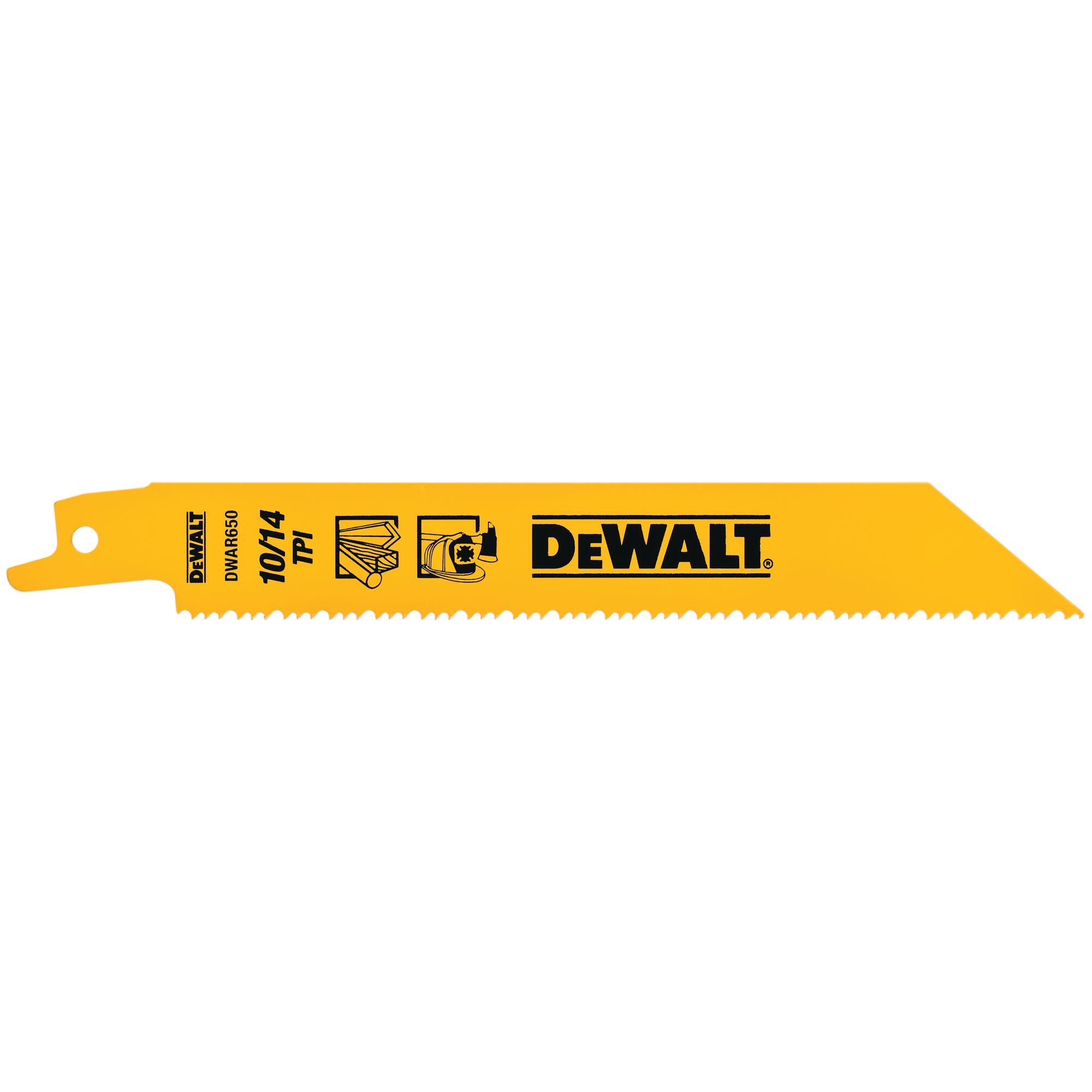 6" 10/14TPI Bi-Metal Reciprocating Blades (5 Pack)