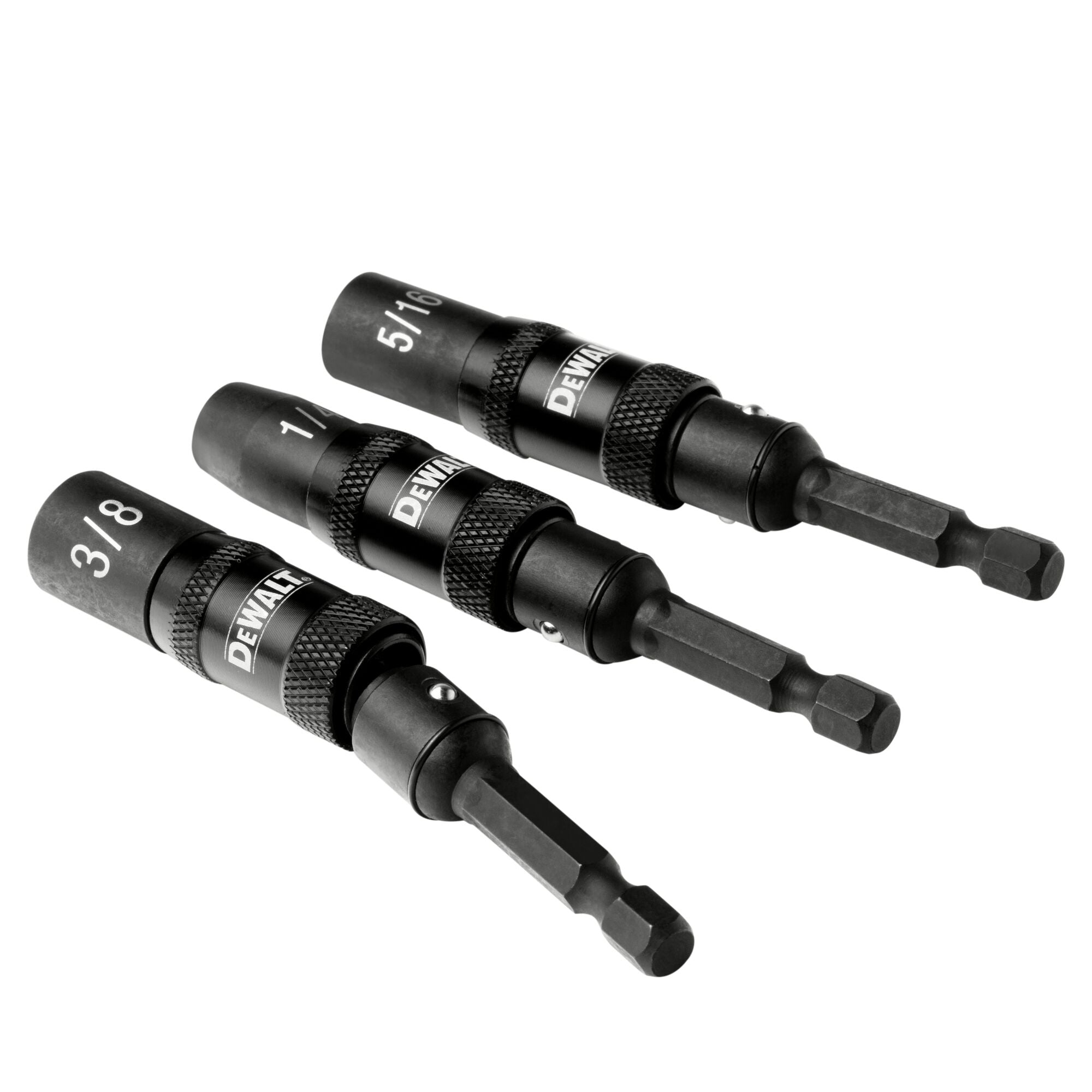 Impact Ready Magnetic Pivoting Nut Driver Set (3 Pieces)