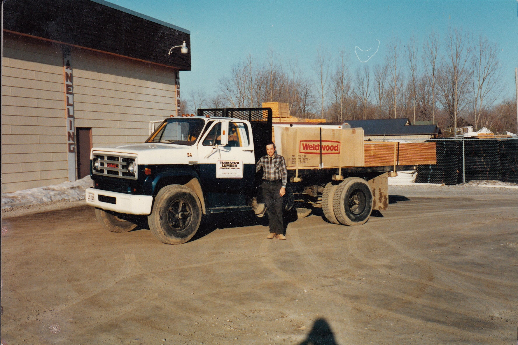 An old 1900s Turkstra Lumber Delivery Truck