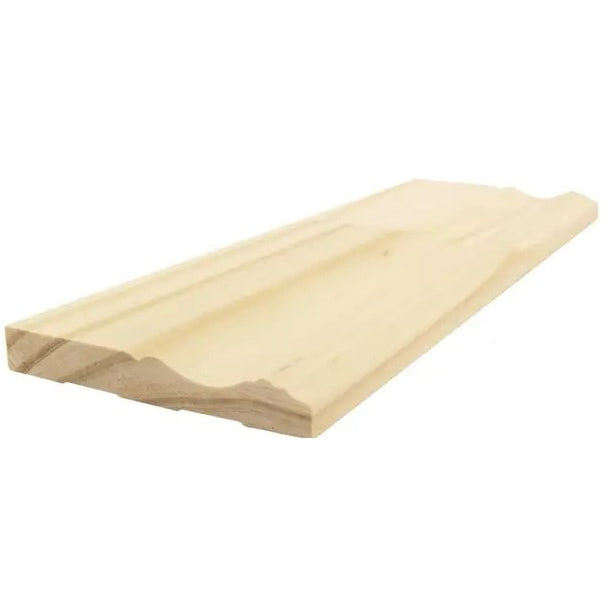 9/16"x4-1/8" Finger Jointed Pine Colonial Baseboard