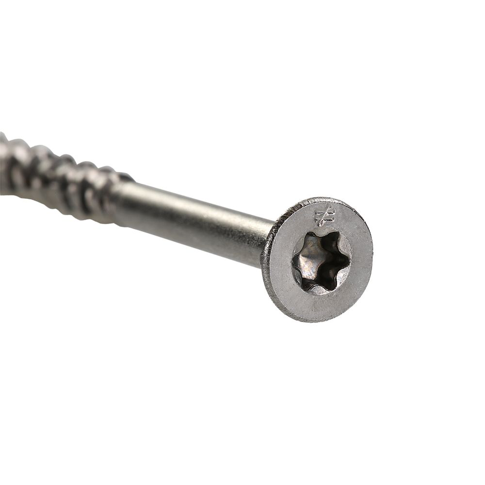 #7 x 2-1/4" Deck-Drive™ T15 DWP Wood SS Trim Screw (350/BX)