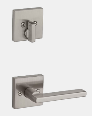Halifax Lever (Square) and
Deadbolt Interior Pack - for
Weiser Series 8771 Handlesets SATIN NICKEL