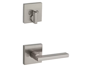 Halifax Lever (Square) and Deadbolt Interior Pack - for Weiser Series 8771 Handlesets Satin Nickel