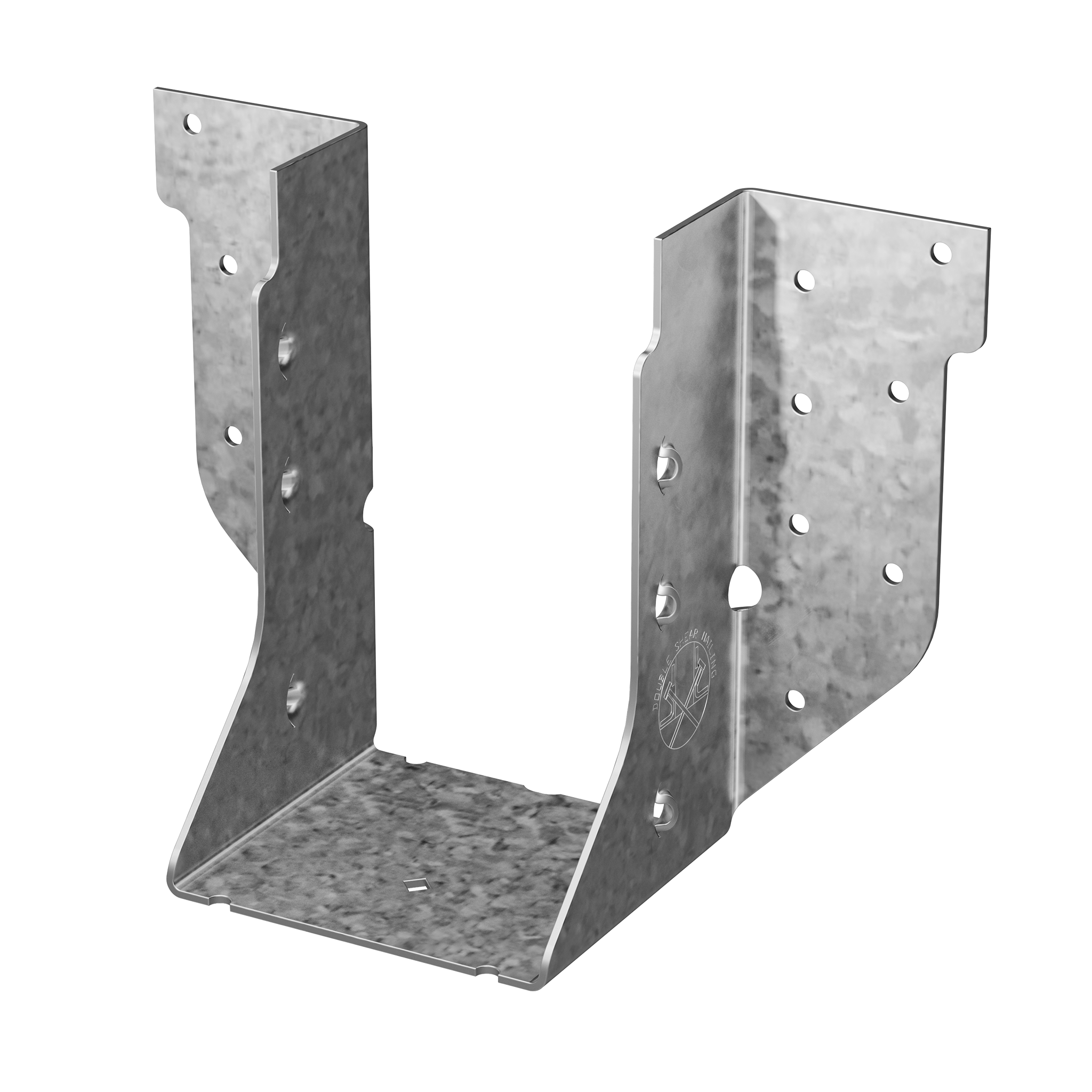 5-3/8"  HHUS Face Mount Joist Hanger for Double 2x Truss, Zinc Galvanized