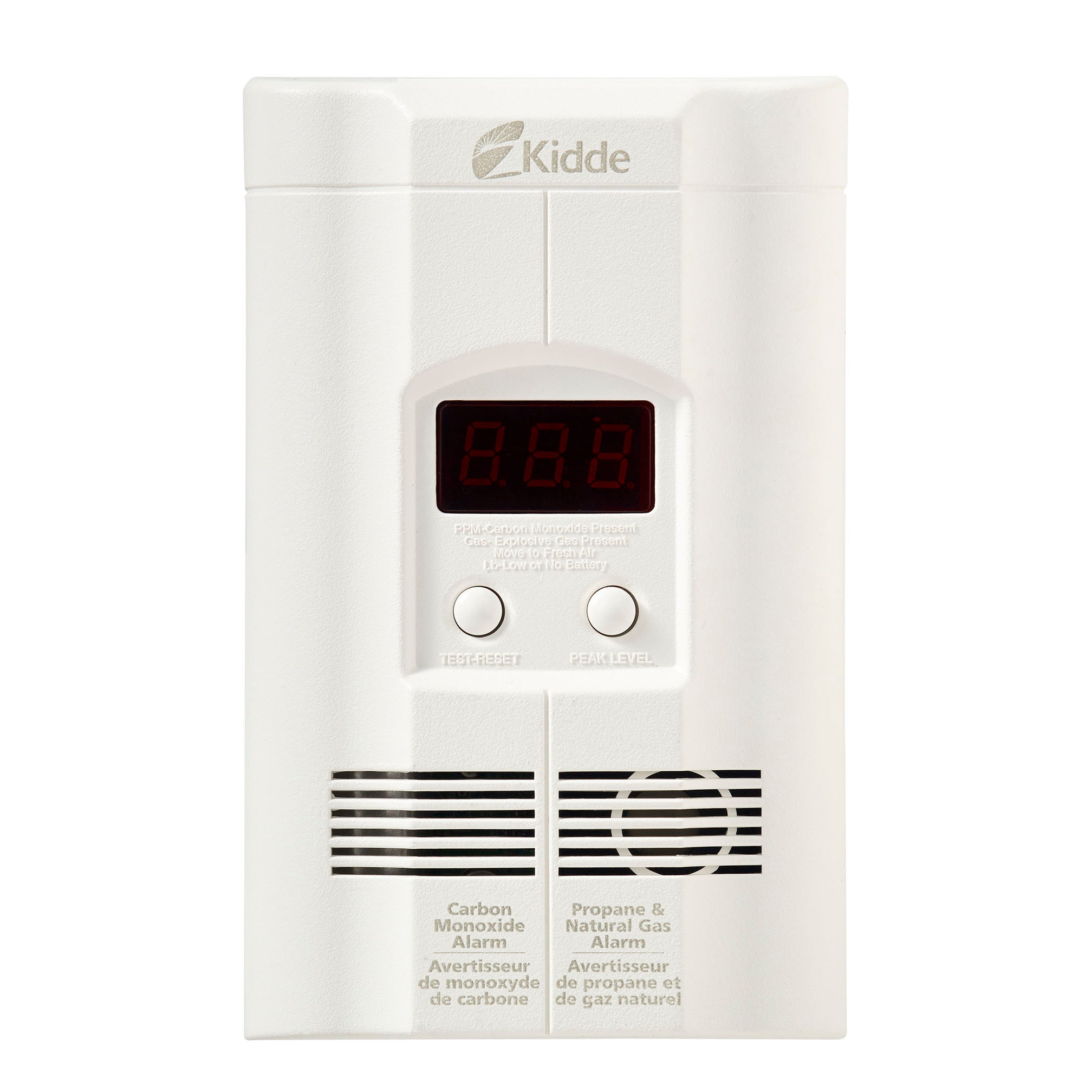 Kidde Nighthawk Carbon Monoxide, Propane & Natural Gas Plug-in Alarm with Digital Display