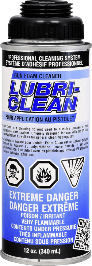 LUBRI-CLEAN Uncured Foam Cleaner – 12 oz. / 300 ml