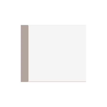 1/2"x3-1/2"x8' MDF ECO Painted Baseboard